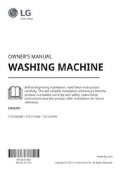 LG T2310VSAW Owner's Manual