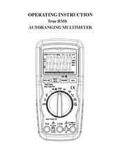 CEM DT-932N Operating	 Instruction