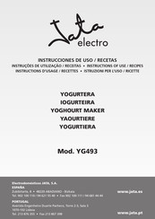Jata electro YG493 Instructions Of Use