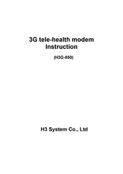 H3 System H3G-850 Instruction Manual