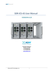 ADRF SDR-ICS-43-W User Manual