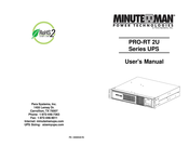 Para systems Minuteman PRO750RT2U User Manual