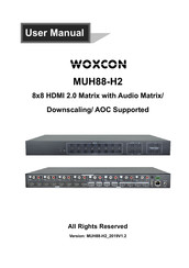 Woxcon MUH88-H2 User Manual
