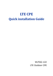 Gemtek WLTGG-122 Quick Installation Manual