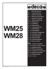 Deca WM25 Instruction Manual