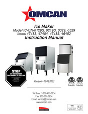 Omcan IC-CN-0529 Instruction Manual