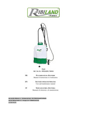 Ribimex 764316 User And Maintenance Manual