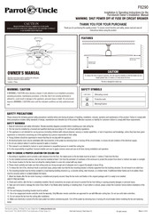 Parrot Uncle F6290 Owner's Manual