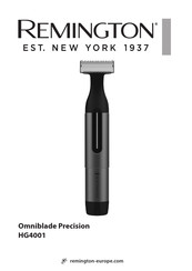 Remington Omniblade Precision HG4001 Manual