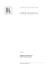 Kramer TBUS-5XL User Manual