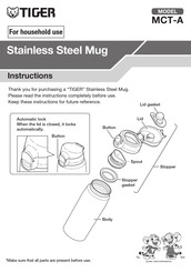 Tiger MCT-A035 Instructions Manual