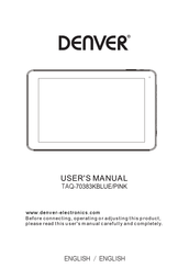 Denver TAQ-70383KBLUE User Manual