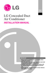 LG GBUH186HSS0 Installation Manual