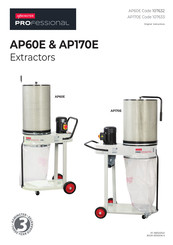 Axminster Professional AP60E Original Instructions Manual