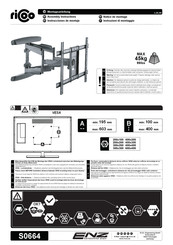 ricoo ENZ S0664 Assembly Instructions Manual