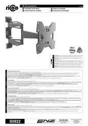 ricoo ENZ S0922 Assembly Instructions Manual