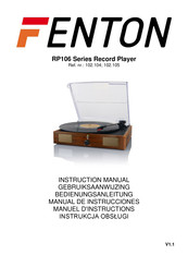 Fenton RP106DW Instruction Manual