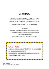 Lex System TERA-2I380NX-I44 Manual