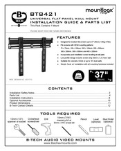 B-Tech BT8421 Installation Manual & Parts List