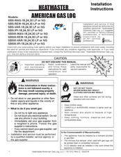 Hearth & Home SBS-REM-30NG Installation Instructions Manual