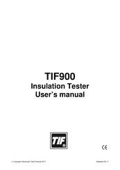 TIF TIF900 User Manual