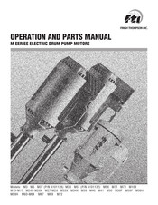 FTI M5T Operation And Parts Manual