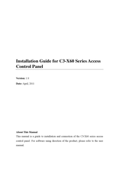 XIM Technologies C3-X60 Series Installation Manual