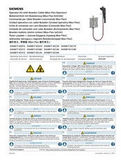 Siemens 3VA9877-0CH72 Operating Instructions Manual