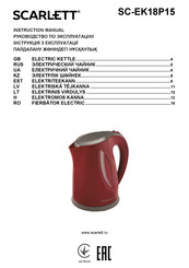 Scarlett SC-EK18P15 Instruction Manual