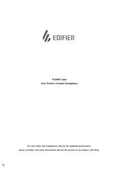EDIFIER W200BT Quick Start Manual