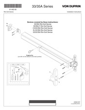 Von Duprin 35A-F Installation Instructions Manual