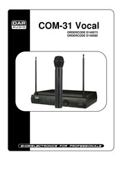 DAPAudio COM-31 Vocal Manual