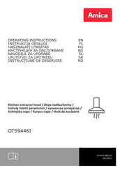 Amica OTS9446I Operating Instructions Manual