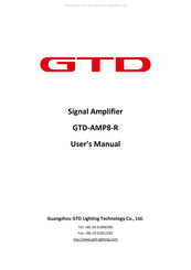 GTD AMP8-R User Manual