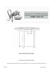 Ashley P324-776 Instructions Manual