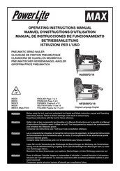 PowerLite MAX HA55SF2/18 Operating Instructions Manual