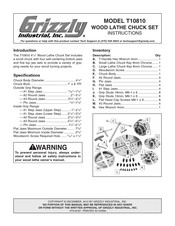 Grizzly T10810 Instructions Manual