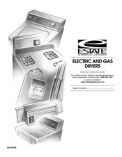 Estate 3HLER5437JQ0 Use & Care Manual