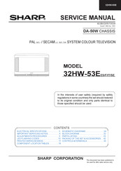 Sharp 32HW-57E IT Service Manual