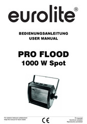 EuroLite Pro Flood 1000A User Manual