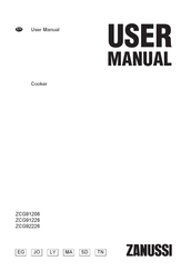 Zanussi ZCG91206 User Manual
