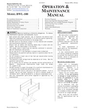 Beacon BWL-100 Operation & Maintenance Manual