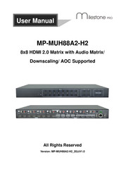 Milestone pro MP-MUH88A2-H2 User Manual