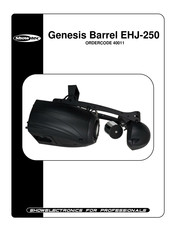 SHOWTEC Genesis Barrel EHJ-250 Product Manual