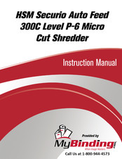 HSM Securo AF 300 Operating Instructions Manual