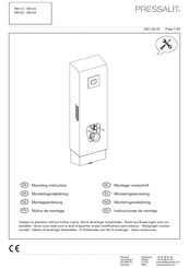 Pressalit R9133 Mounting Instruction