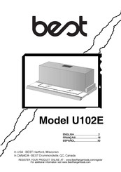 Best Range Hood U102E Manual