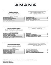 Amana AMAD501AW Use And Care Manual