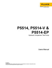 Fluke P5500 Series User Manual