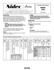 Nidec Avtron AV6A Instructions Manual